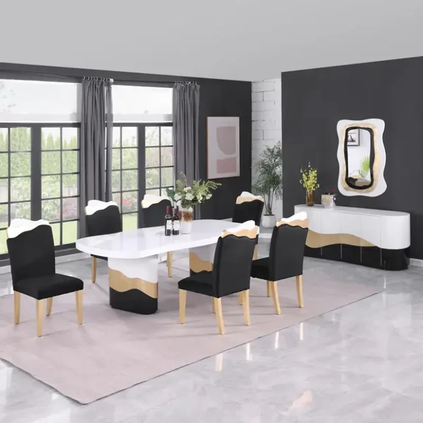 D901 Orion 82" Dining Set