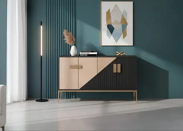 Divolia Sideboard/ console (Grey Black)