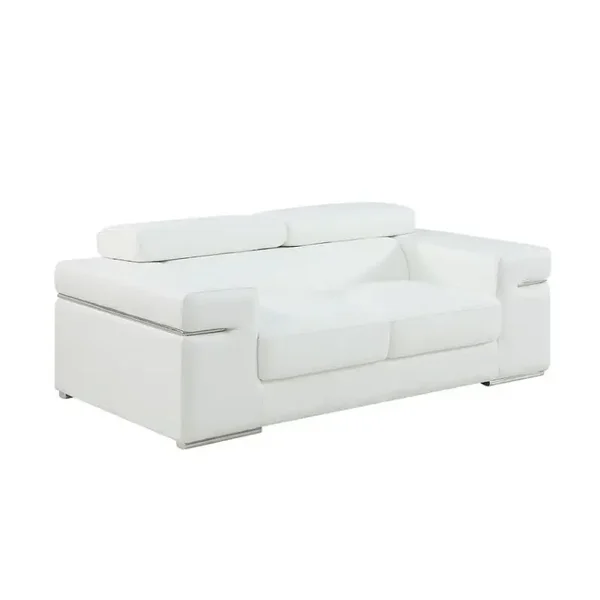 Luxury Italian Leather loveseat only