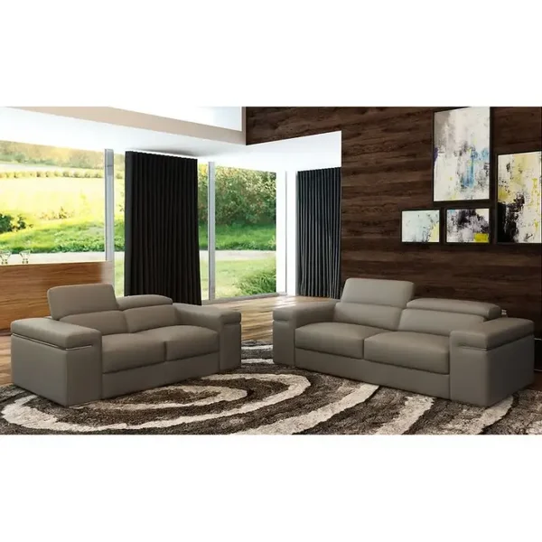 Luxury Italian Leather Sofa and loveseat only