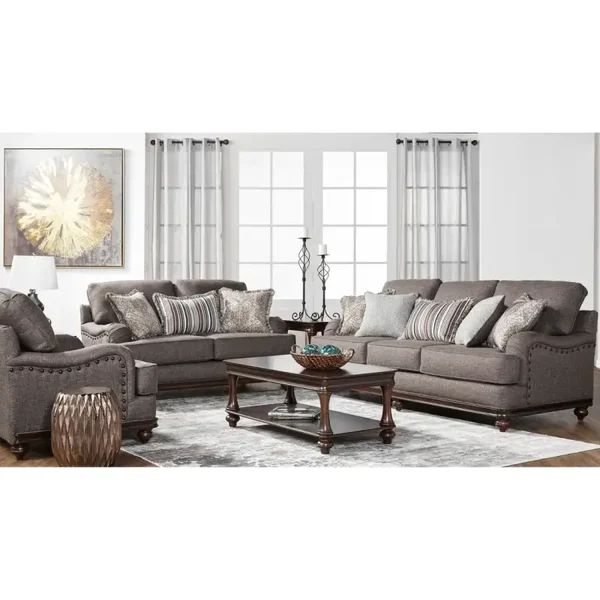 S17200 Driftwood (Wood Trim) Living Room Set