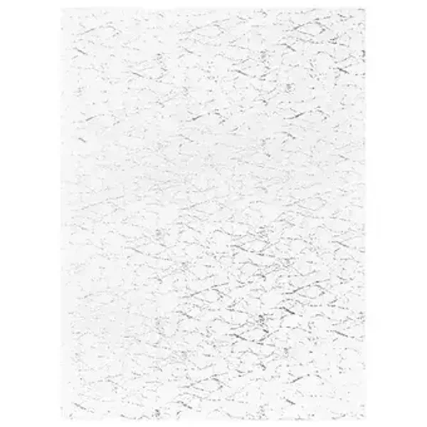 Rabbit White/Silver Rug