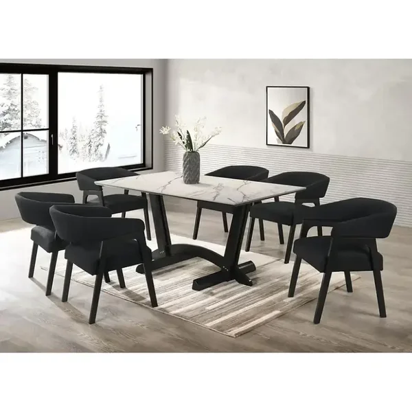 D1401 Nava (White) (Chairs Only) Dining Set