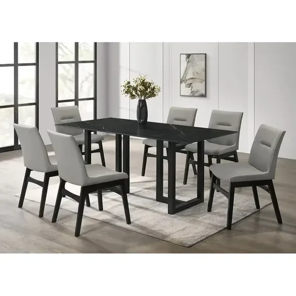 D1476 Farrin (Black) Dining Table