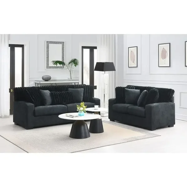 S1800 Tarra (Black) Living Room Set