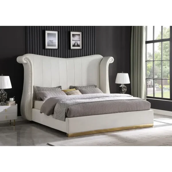 B400 Luna (Cream) 66"H Bed
