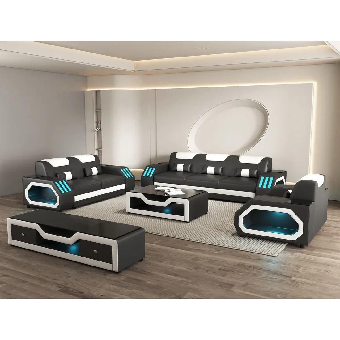 Luxury Italian Leather set