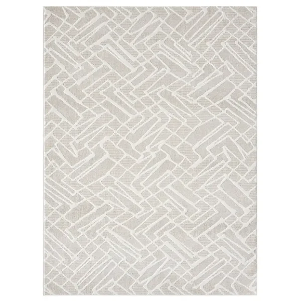 Rubix 892 Latte Rug