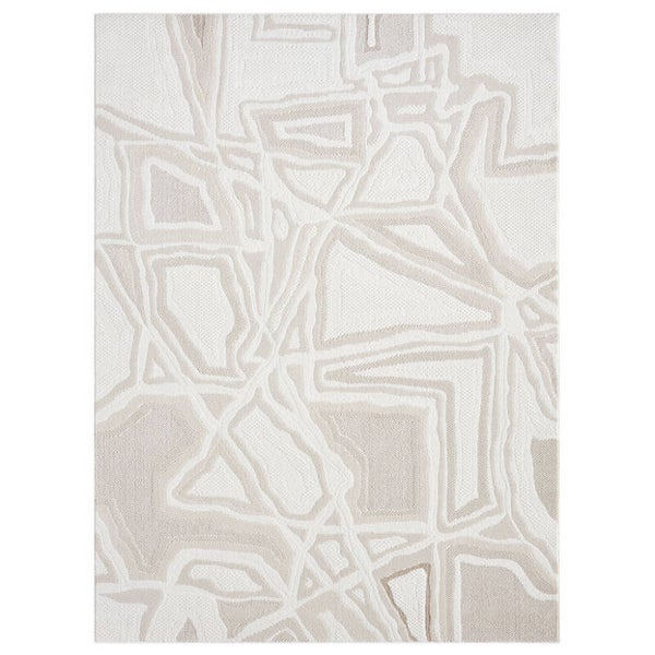 Rubix 893 Latte Rug