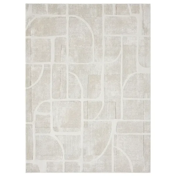 Rubix 897 Latte Rug