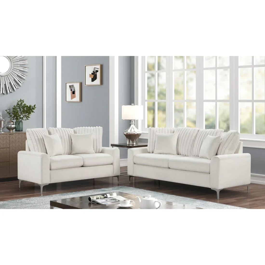 S150 Elina (Beige) Living Room Set