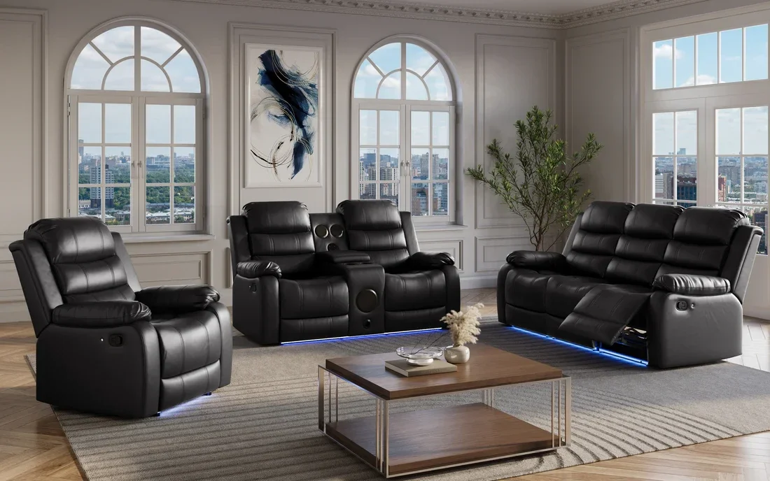 Marisol (Black) Recliner set
