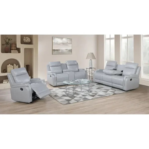 Light Grey Recliner Set