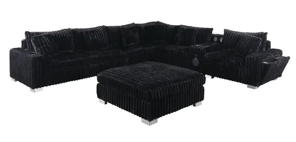 S329 Snuggle Station (Black) Sectional
