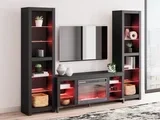 W2721 - TV Stand w/ Fireplace (LED Lights)