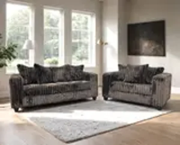 Chocolate - Sofa & Loveseat Set
