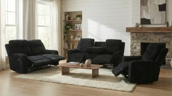 Grace (Black) Recliner set
