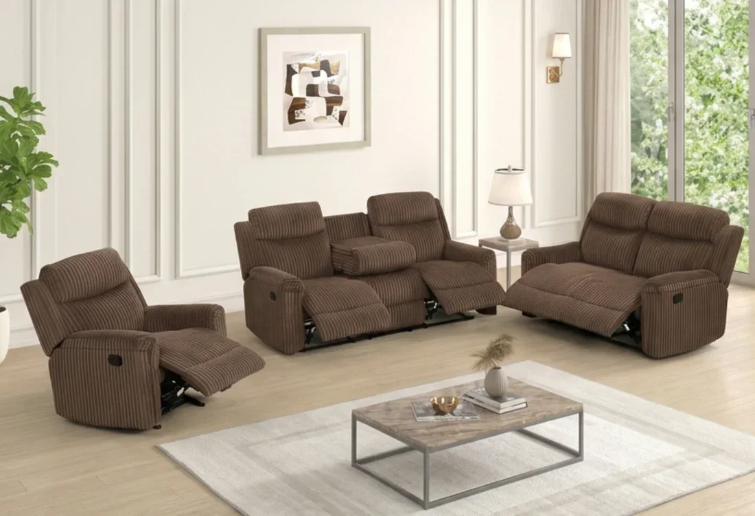 Grace (Brown) Recliner Set