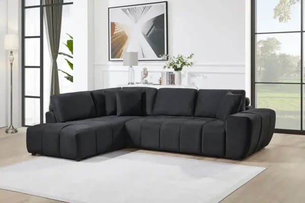S863 Uptown (Black) Sectional