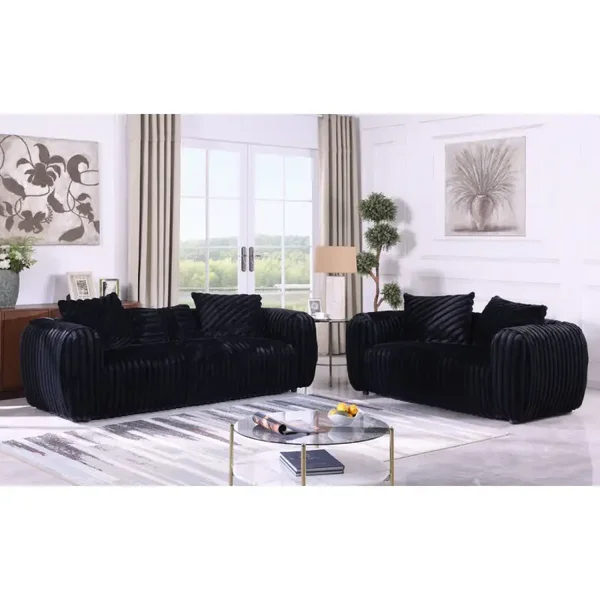 S8809 Eli (Black) Living Room Set