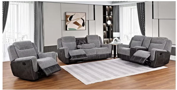 Nisa (Grey) Recliner Set