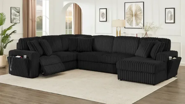 S3663 Rana (Black) Sectional