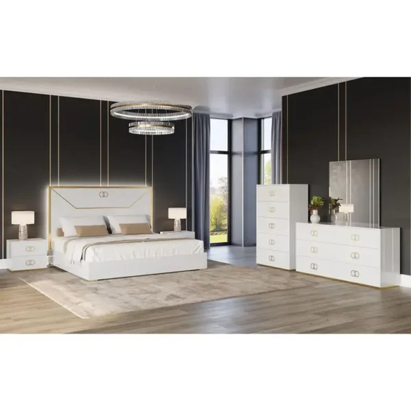 Vogue Collection (White) Bedroom set