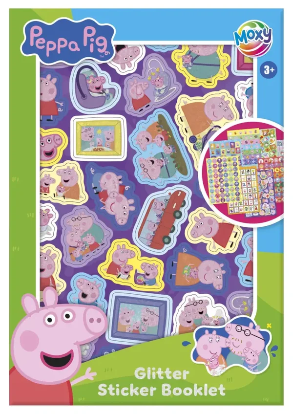 Peppa pig glitter stickers
