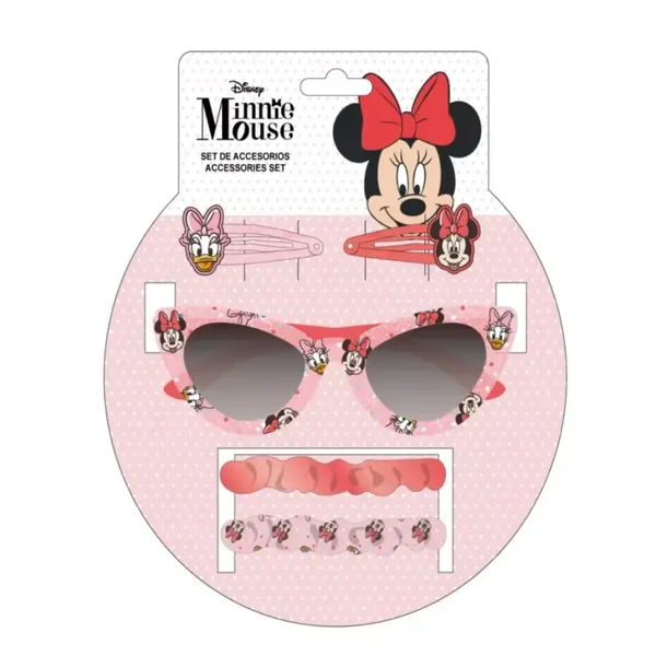 Minnie Mouse zonnebril + haar accessoires