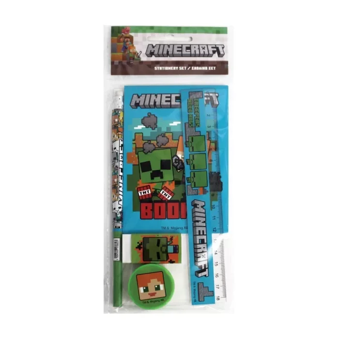 Minecraft 5 delig schoolsetje