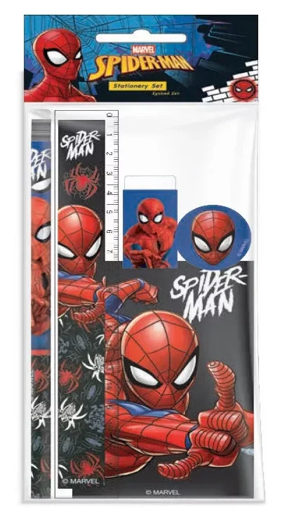 Spiderman 5 delig school setje