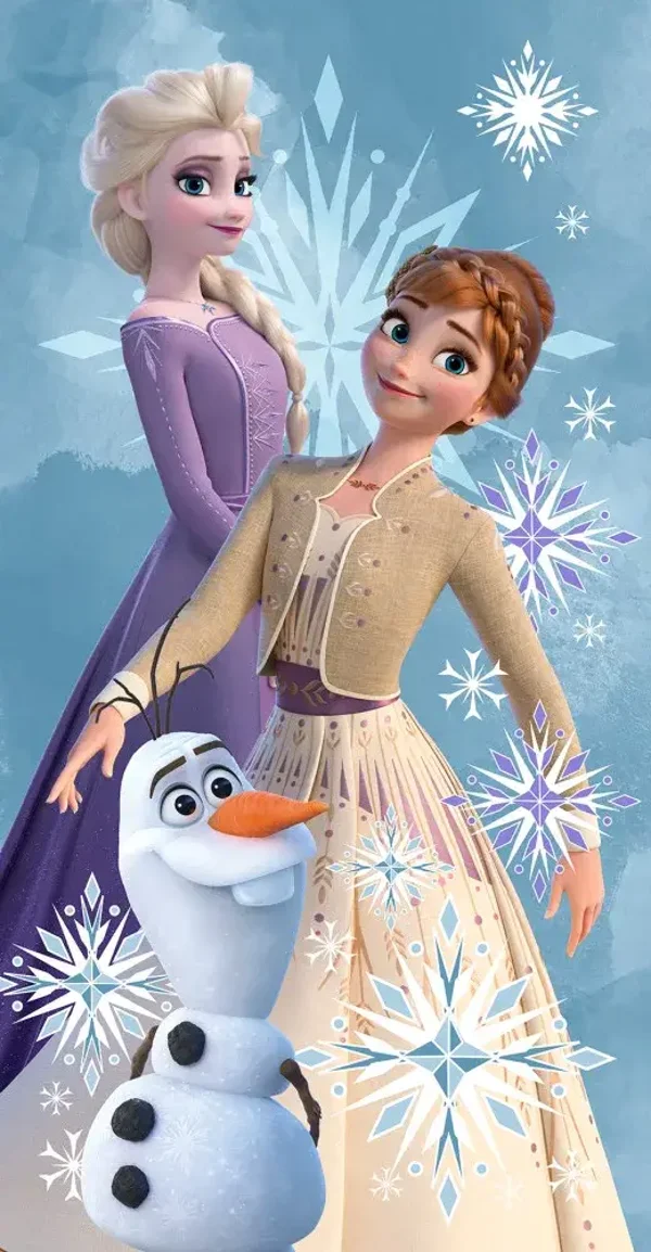 Frozen Anna en Elsa, Olaf bad/strandlaken