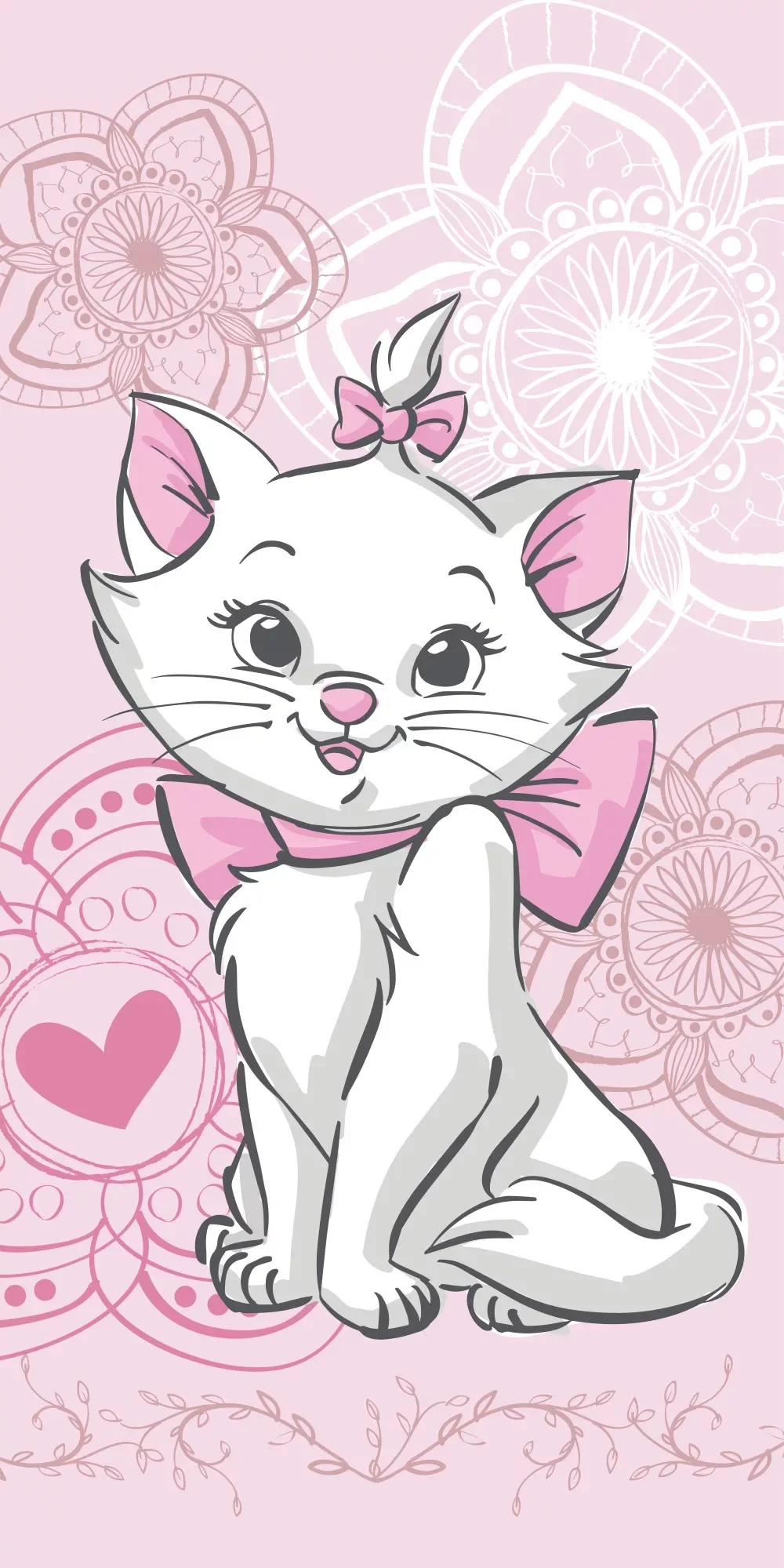 Marie de kat bad/strandlaken