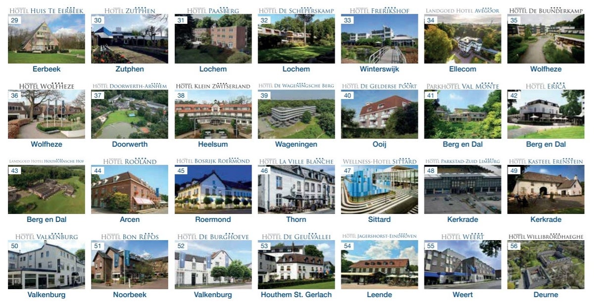 Kruidvat Fletcher hotelactie overzicht deelnemende hotels