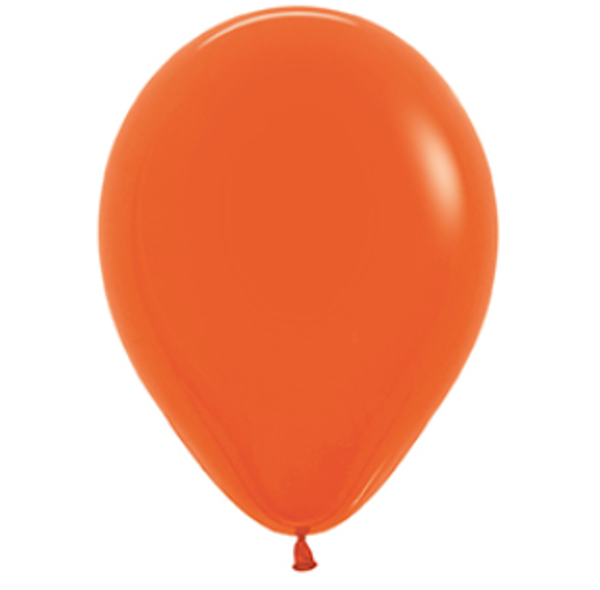 Heliumballonnen oranje (5 stuks)