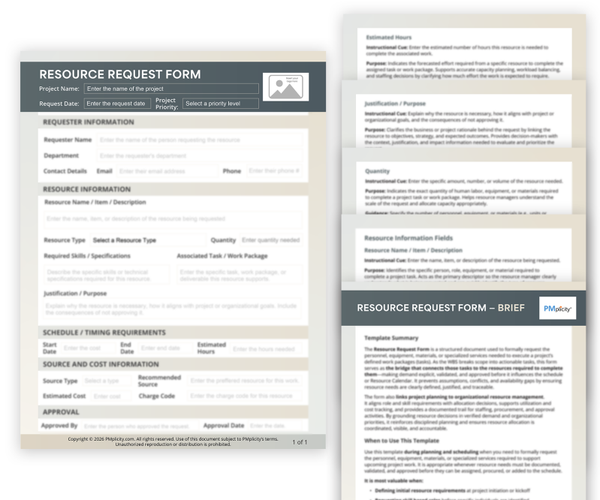 Resource Request Form