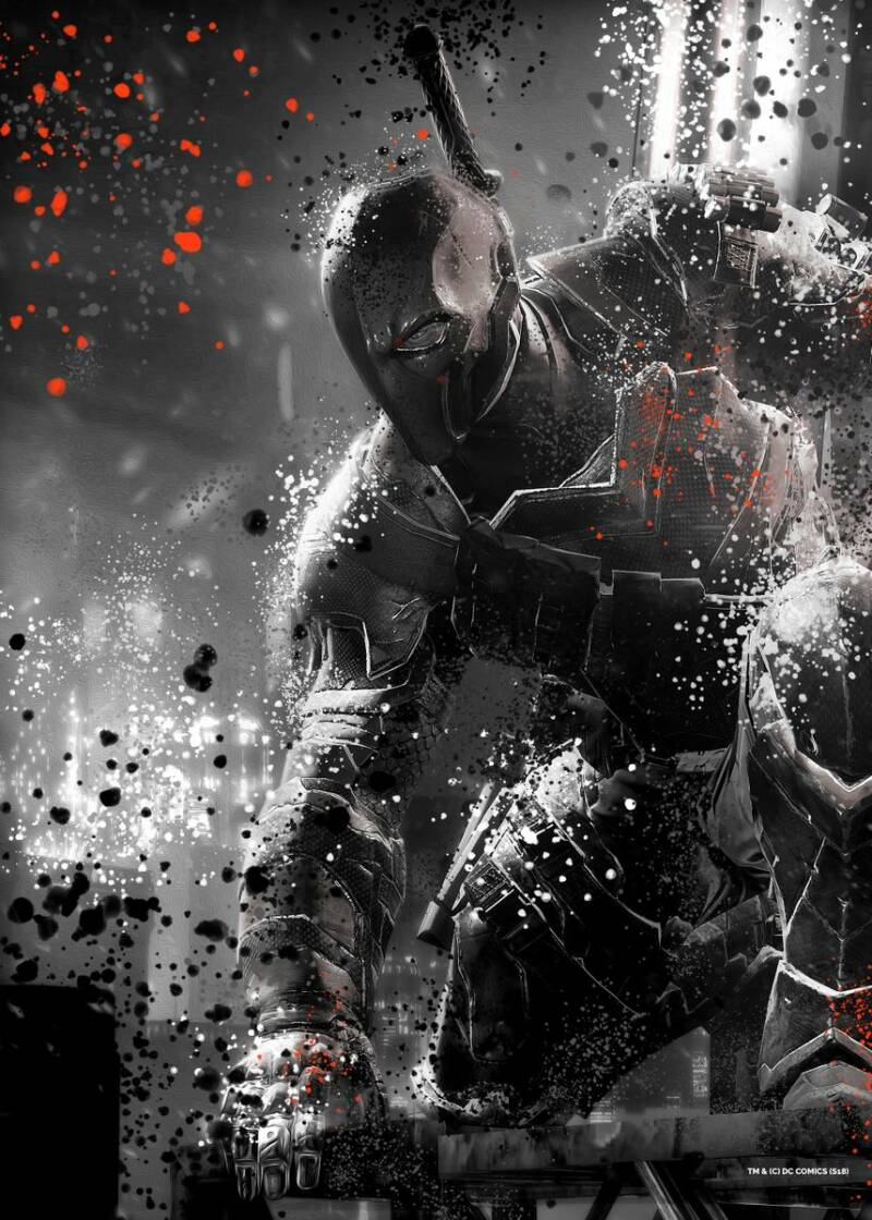 ARKHAM ASYLUM - METAL ART PRINT