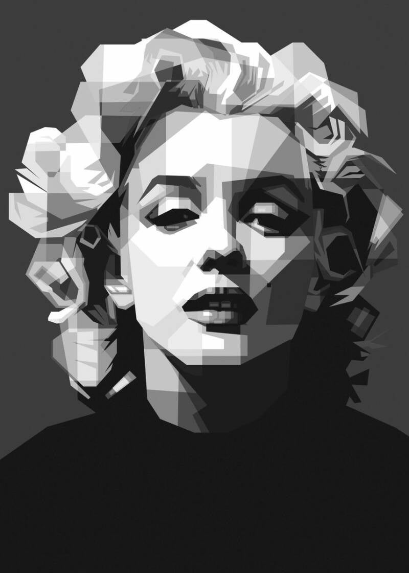 MARILYN MONROE  - METAL ART PRINT