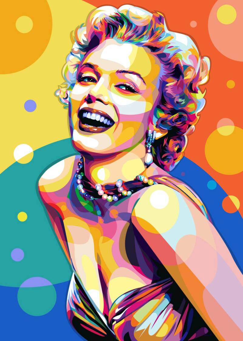 MARILYN MONROE  - METAL ART PRINT