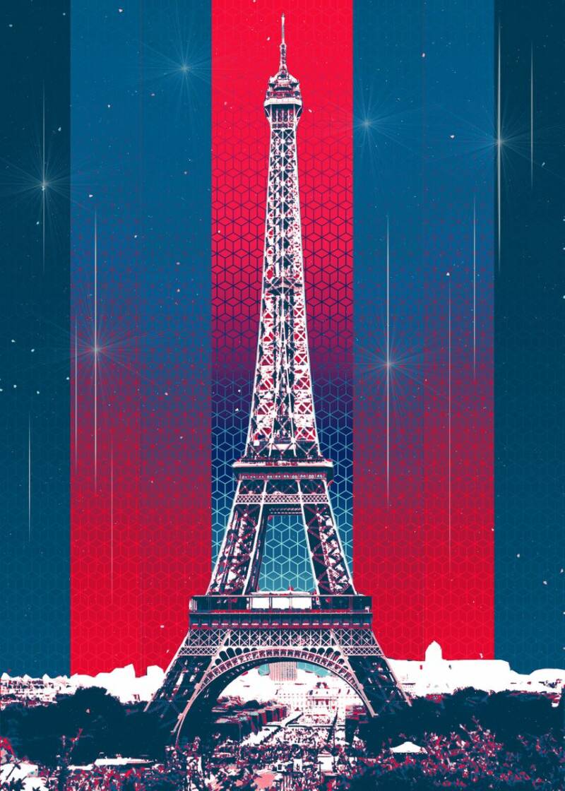 PARIS - METAL ART PRINT