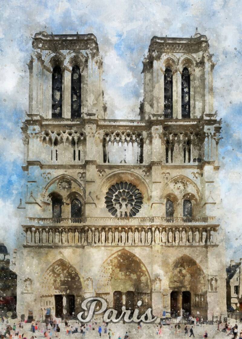 PARIS - METAL ART PRINT