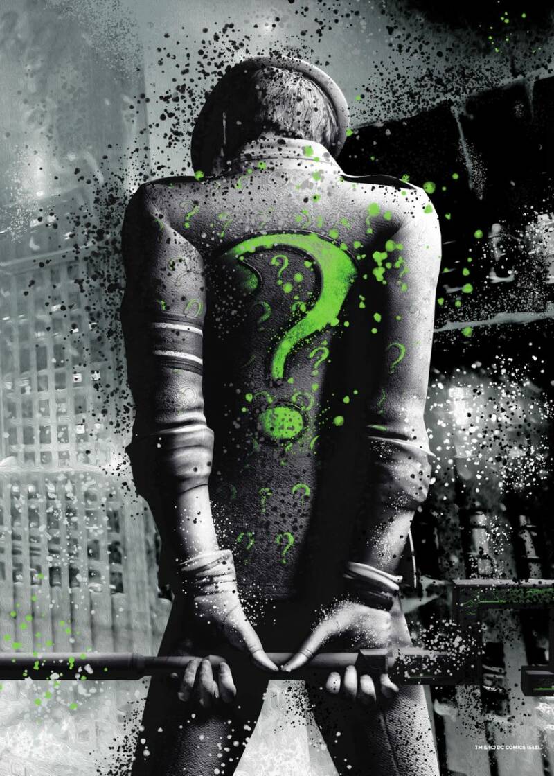 ARKHAM ASYLUM - METAL ART PRINT