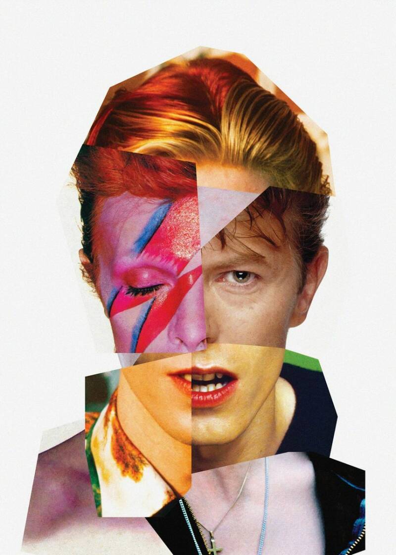 DAVID BOWIE - METAL ART PRINT