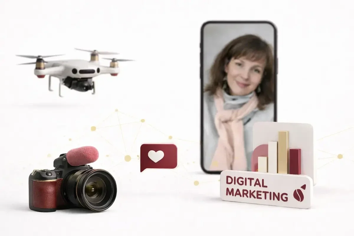 Mise en valeur d’un bien immobilier en Sud Ardèche avec photo, vidéo, drone et marketing digital