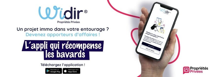 Apporteur d’affaires immobilier en Sud Ardèche avec l’application Widir