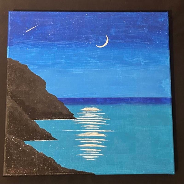 Blaue Ruhe - SilvanArt 30 x 30cm
