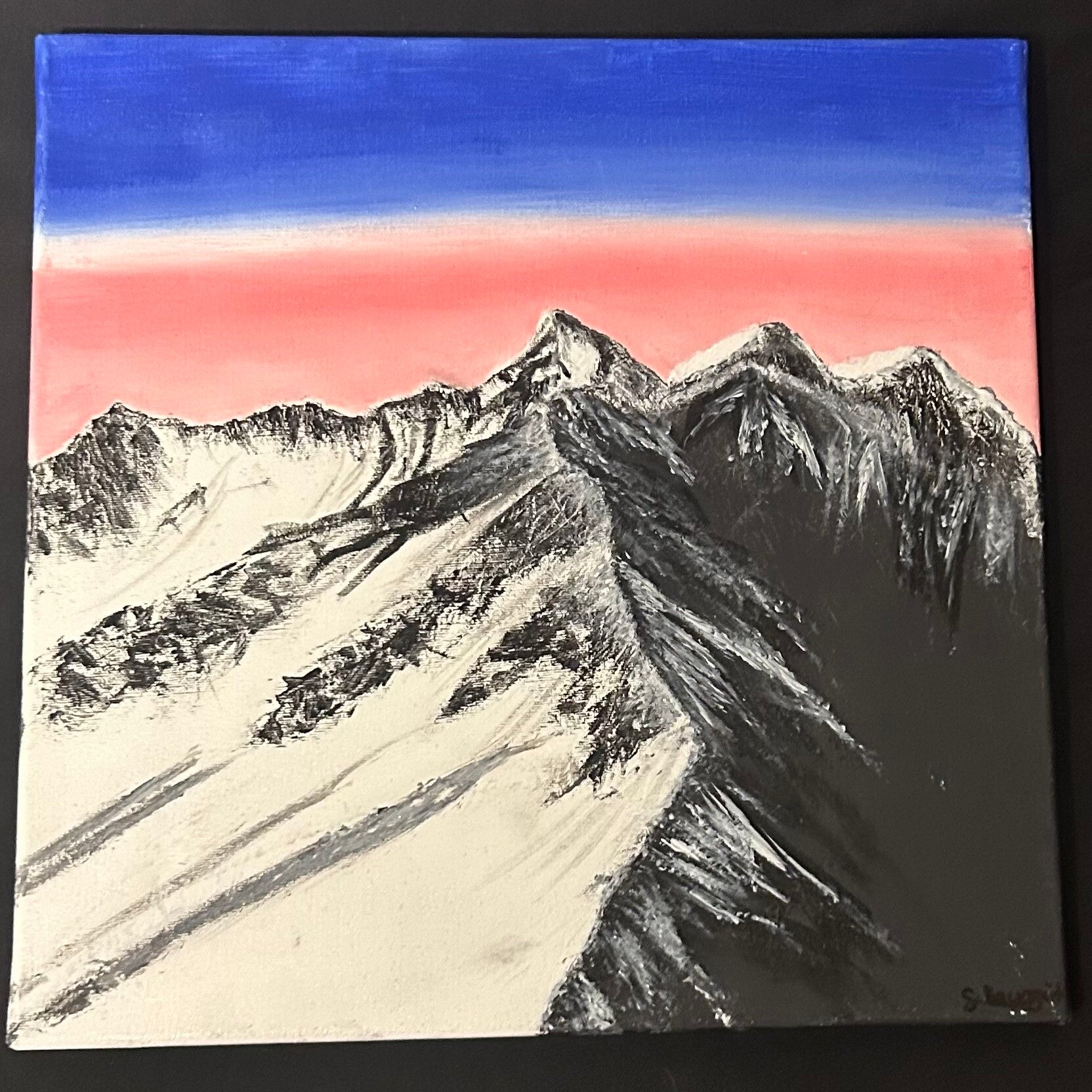 Alpine Stille - SilvanArt 40 x 40cm