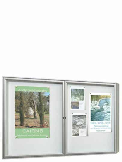 Vitrine 1000 dubbel voor buiten