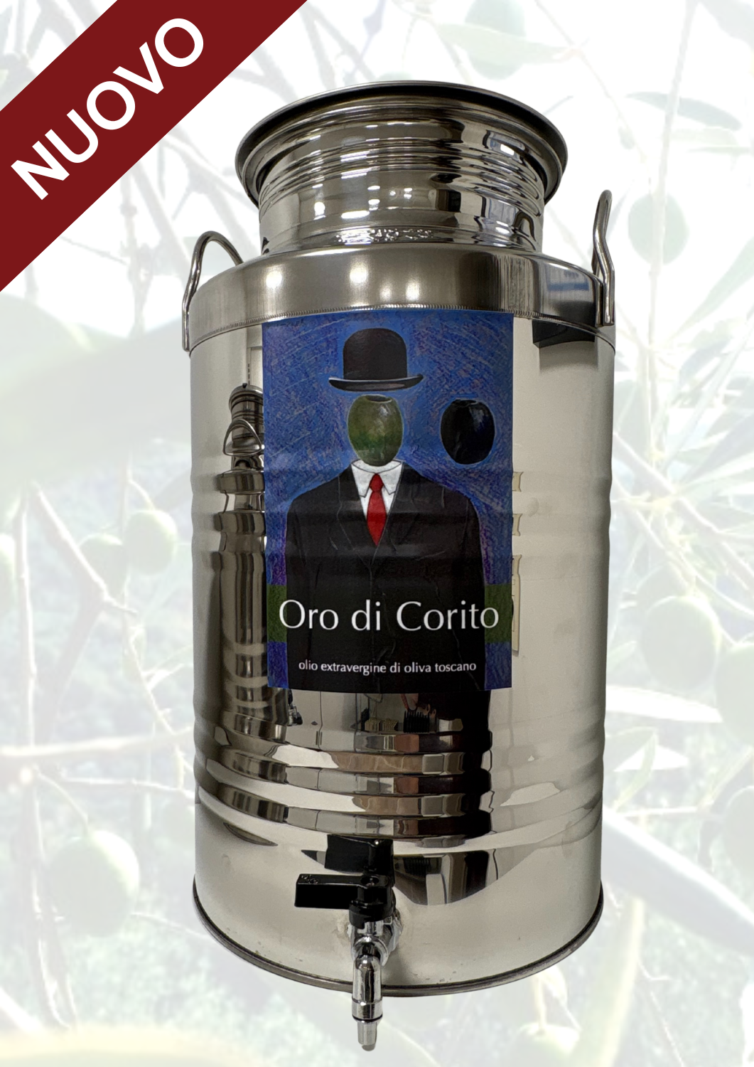 30 l in inox vat met kraantje (incl. waarborg vat € 50)