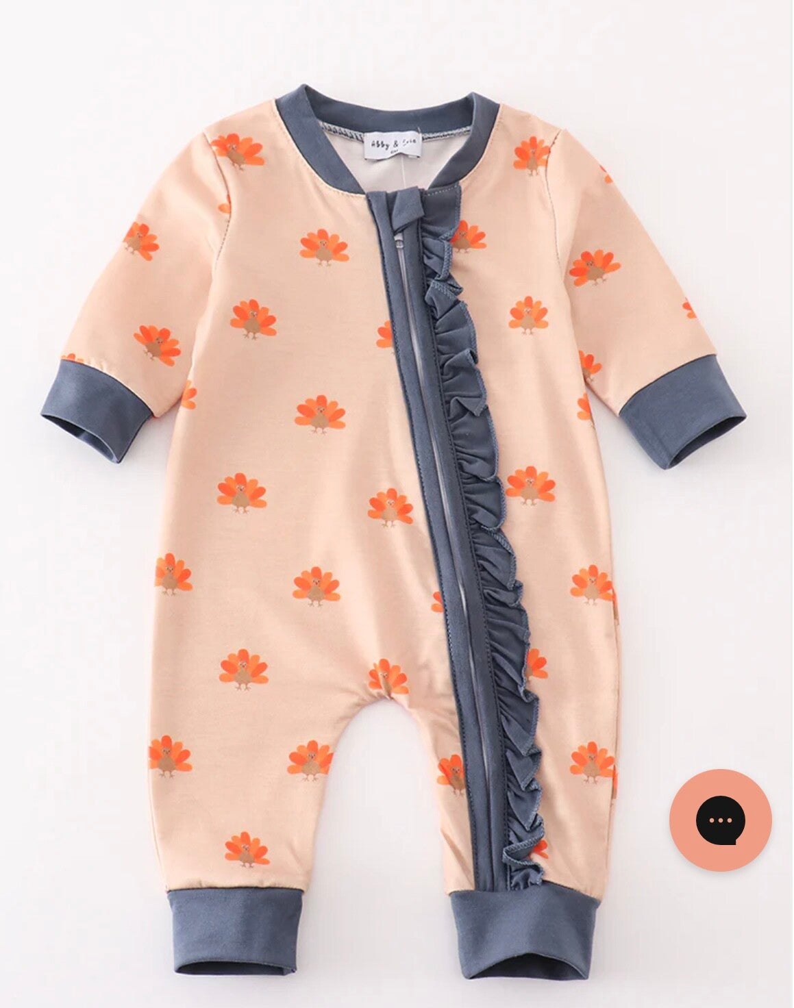 Girls Turkey PJ's 12M